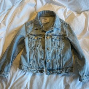 Zara girls size 7 jean jacket in great condition!